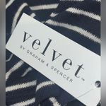 NEW! VELVET Graham & Spencer Stripe Long Sleeve $88 New T Photo 6