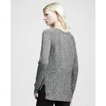 Rag and Bone Charcoal Grey Claire Heathered Knit Sweater Alpaca Wool Blend Hi Low Photo 1