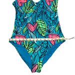 Aerie Full Coverage One-Piece Tropical Heart Swimsuit Photo 1