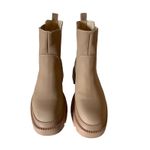 Dream Paris Dream Pairs chunky Chelsea boots tan size 8 Lug biker Photo 10