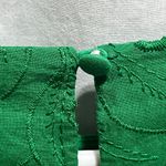 Preston & York Green 3/4 Sleeve Blouse Top S Photo 4