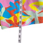 Lands End Swim Dress 16 Floral Tummy Control Surplice Wrap Chlorine Resistant Yellow Photo 11