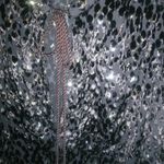 ALC Frank A.L.C. 4 Gorgeous Black Bronze Long Sleeved Formal Luxurious Top Photo 5