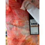 Rachel Roy NWT Pastel Orange Ruffled Top Midi Dress 14W Photo 5