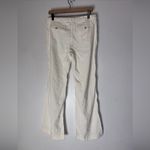 Theory  Size 10 Linen Blend Wide Leg‎ Pants In Off White Photo 1