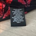 Bold Elements  Pink and Black Lip Print V-Neck Blouse Photo 5