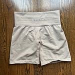 NVGTN Taupe Pro Seamless Shorts Photo 0