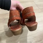 Miz Mooz NEW  Cailey Leather Peep Toe Slingback Heel Sandal Size 38/US 7.5-8 Wide Photo 6