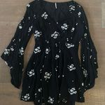 Free People  jasmine embroidered floral bell sleeve mini dress Photo 0