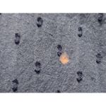 Garnet Hill Women's Purple Dot Textured 3/4 Sleeve Blouse Top Size M Photo 3