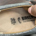 Birkenstock Arren metallic silver women’s sneakers, size 36 Photo 6