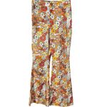 60’s/70’s Style Bellbottom Flower Pattern Pants Size M Size M Photo 1