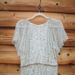 Mac Duggal  94128 Green Embellished Bow Flutter Sleeve A Line Midi Dress Photo 13