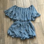Free The Roses  stripe romper Photo 2