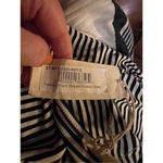 Mystree NWT  size S twisted front striped ribbed dress Photo 4