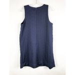 Crown & Ivy Crown Ivy Medium‎ Dress Navy Blue Textured Sleeveless Shift Above Knee 404 Photo 1