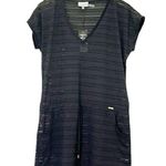 Calvin Klein NWT Black Crochet Swim Coverup Vacation Resortwear Women’s Size S/M Photo 1