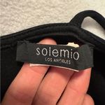 Solemio  Classic Black Body-con Dress Photo 2