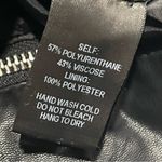 Lulus NEW  Black Faux Leather Up On A Tuesday Moto Jacket Photo 10