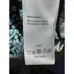 LASCANA for VENUS Black Floral Surplice Midi Dress XL Blue Photo 3