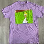 The Simpsons NWOT Homer Purple Tee size M Photo 1