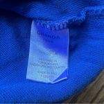 Ghanda Women's Royal Blue Quinn Long Sleeve Top 100% Cotton Size 8 Photo 4