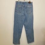 L.L.Bean Original Fit Natural Light Blue Straight Leg Denim Jeans Sz 16 M/T Photo 4