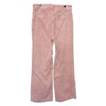 Sézane Sezane 70s Trousers Women’s Size 8 Pink High Waist Wide Leg Organic Cotton Retro Photo 3