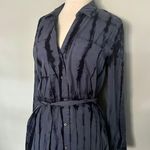 NEW NWT Hatley Navy Blue Tie Dye Belted Maxi Dress Size XS Photo 5