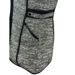 Laundry by Shelli Segal  Black Gray Flare Coat Jacket Womens Size 6 Contrast Trim Photo 8