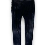 Spanx Faux Leather Leggings Black Matte Size Medium Shaping Contour Vegan Photo 2