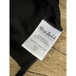 NEW NWT $120 Mira Zadeh Jamie Top Mesh Bolt Swimsuit Bikini Beach Surf Black M Size M Photo 4