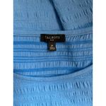 Talbots Light Blue Puff-Textured Front T-Shirt – Size 2X Photo 1