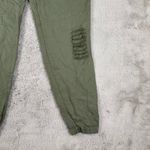 On The Road NWT Distressed Joggers Olive Green Casual Pants Comfy Size M Photo 8