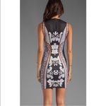 Clover Canyon Clover Canon Bodycon Mini Neoprene Scuba Dress Tiger Bollywood Print Size Small Photo 3