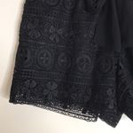 Lily White Iily white black lace double liner shorts size small Photo 1