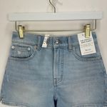 Madewell The Perfect Vintage Jean Short Quail Wash Blue High Rise US 23 NWT Photo 11