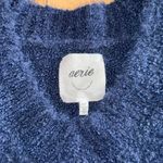 Aerie Dark blue boucle fuzzy sweater Photo 2