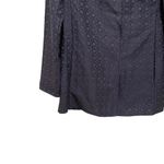 Akris Punto  Cotton Tunic Blouse Light Jacket Black Size 8 Photo 1