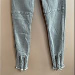 McGuire Denim McGuire‎ High Rise Skinny Jean with Ankle Zippers in Grey Size 24 Photo 3