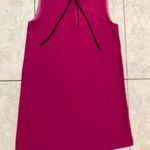 ZARA Fuchsia Sleeveless Top with Black Trim Photo 1