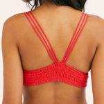 Free People Emmy Bralette in Summer Red Size M NWT Photo 1