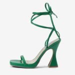 Steve Madden  Green Lafayette Sandals Heeled Photo 2