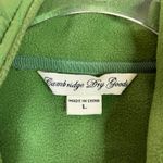 Talbots Cambridge Dry Goods | Green Quilted Lightweight Fleece Vest Full Zip Womens L Photo 4