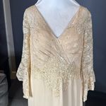 Women’s Full Length Chiffon & Lace Dress Mother of the Bride or Groom Size 10 Photo 1