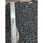 Reformation Juni Polka Dot Dress Size 4 Black White Puff Sleeve Mini Bodycon Photo 9