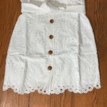 ANDIE  The Navarino Dress Button Front Eyelet‎ white size XS NWT Photo 4