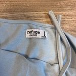 Like new baby blue halter tank top Size L Photo 1