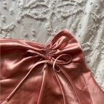 Windsor M PINK TIE ZIP SILK SKIRT Photo 2