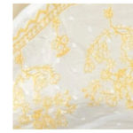 Anthropologie Liv Los Angeles Ivory Embroidered Empire Waist Shirt Size L Yellow Size L Photo 4